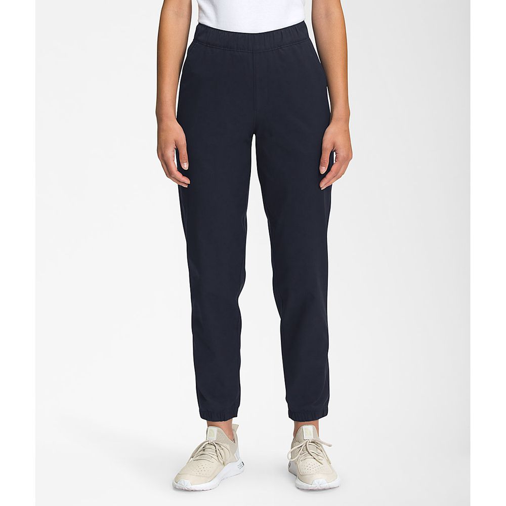 The North Face Joggers Womens Australia - The North Face City Standard High-Rise Navy (SXG-195638)